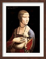 Framed Lady with the Ermine