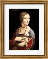 Framed Lady with the Ermine