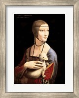 Framed Lady with the Ermine