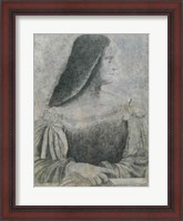 Framed Portrait of Isabella d'Este