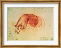 Framed Study of a hand