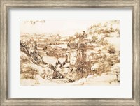 Framed Arno Landscape, 5th August, 1473