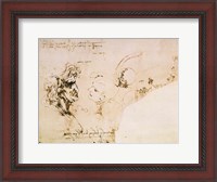 Framed Study of Two Heads in Profile and Studies of Machines