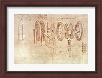 Framed Studies of Toothed Gears and for a Hygrometer