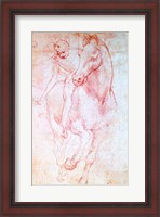 Framed Study of a Horse and Rider, c.1481