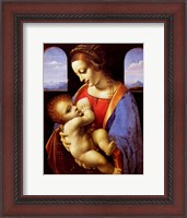 Framed Litta Madonna, 1490