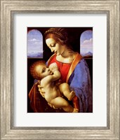 Framed Litta Madonna, 1490