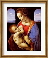 Framed Litta Madonna, 1490