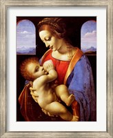 Framed Litta Madonna, 1490