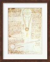 Framed Studies of the Illumination of the Moon 1r from Codex Leicester