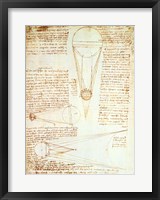 Framed Studies of the Illumination of the Moon 1r from Codex Leicester