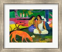 Framed Arearea (The Red Dog), 1892