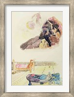 Framed Page from 'Noa Noa', 1893-94