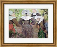 Framed Four Breton Women, 1886