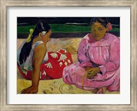Framed Women of Tahiti, On the Beach, 1891