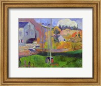 Framed Brittany Landscape: the David Mill, 1894
