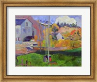 Framed Brittany Landscape: the David Mill, 1894