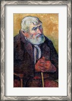 Framed Portrait of an Old Man with a Stick, 1889-90