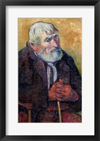 Framed Portrait of an Old Man with a Stick, 1889-90