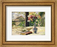 Framed Vase of Flowers