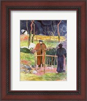 Framed Bonjour, Monsieur Gauguin, 1889