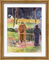 Framed Bonjour, Monsieur Gauguin, 1889