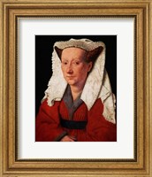 Framed Portrait of Margaret van Eyck, 1439
