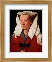 Framed Portrait of Margaret van Eyck, 1439