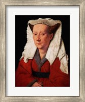 Framed Portrait of Margaret van Eyck, 1439