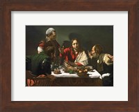 Framed Supper at Emmaus, 1601