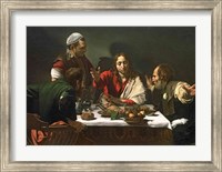 Framed Supper at Emmaus, 1601