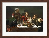 Framed Supper at Emmaus, 1601