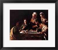 Framed Supper at Emmaus, 1606