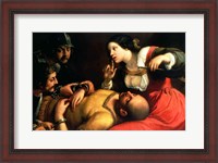 Framed Samson and Delilah