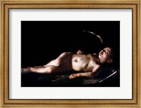 Framed Sleeping Cupid, 1608