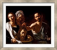 Framed Salome Receives the Head of Saint John the Baptist, 1607-10