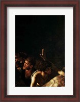 Framed Resurrection of Lazarus, Center Detail