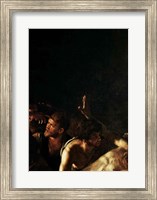 Framed Resurrection of Lazarus, Center Detail