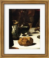 Framed Supper at Emmaus, Detail 1601 (bread)