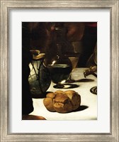 Framed Supper at Emmaus, Detail 1601 (bread)
