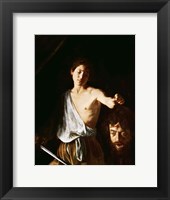 Framed David with the Head of Goliath, 1606