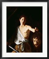 Framed David with the Head of Goliath, 1606