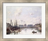 Framed Port of Trade, Le Havre, 1892