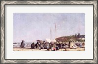 Framed Beach at Trouville, 1864