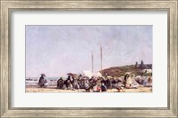 Framed Beach at Trouville, 1864
