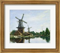 Framed Dutch Windmills, 1884