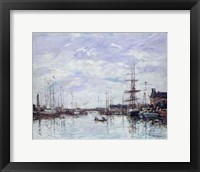 Framed Deauville, the Dock, 1892