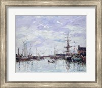 Framed Deauville, the Dock, 1892