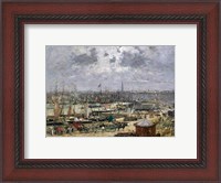 Framed Port of Bordeaux, 1874