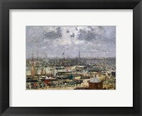 Framed Port of Bordeaux, 1874
